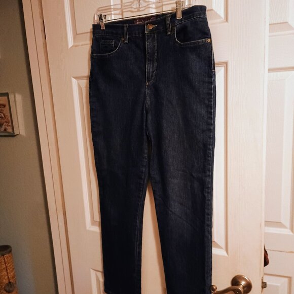 Gloria Vanderbilt Amanda Jeans, Womens, 10, Hi-Rise, Straight Leg, Gently Used - Picture 1 of 6